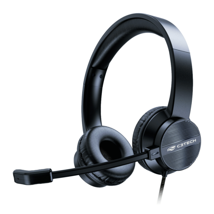 Fone Headset C3 Tech Ph-380bk Usb